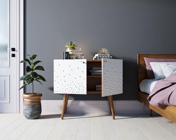 Комод на высоких ножках Berber малый принт 15 арт BB13/Print_15 - Вид 2