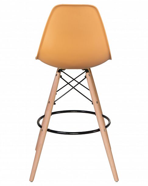 Стул барный DOBRIN DSW BAR (ножки светлый бук, цвет персиковый (NX-Y-06)) - Вид 5