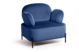 Кресло Dandy, бархат синий 29 - Фото предпросмотра