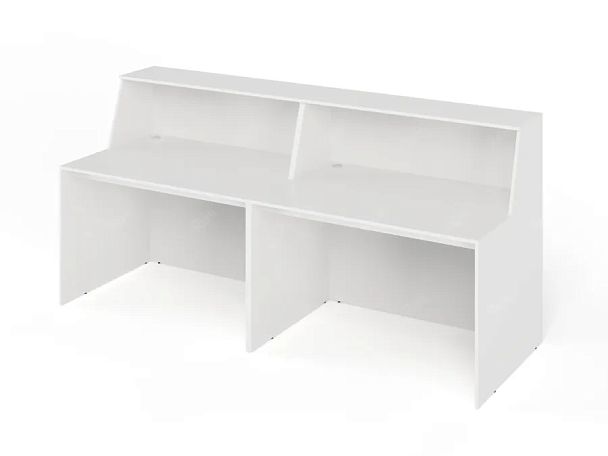 ЛАЙТ / LIGHT RLG074 Двойной ресепшн 240x80x115 Белый - Вид 2