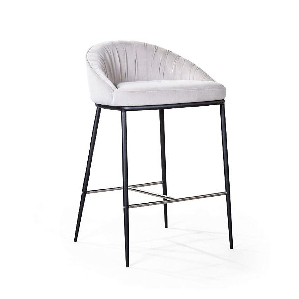 Стул полубарный Barkley, микровелюр серый - Вид 2