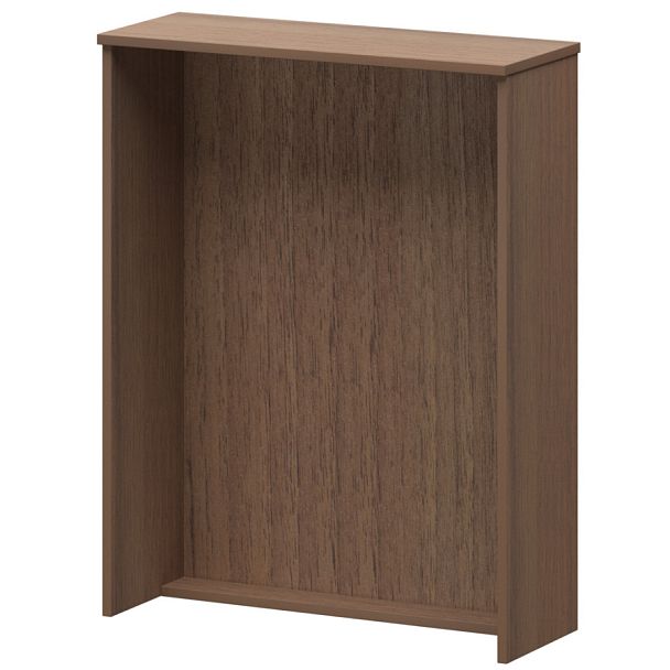 Стойка прямоугольная А-551 Орех 960x360x1220 Ресепшн - Вид 1