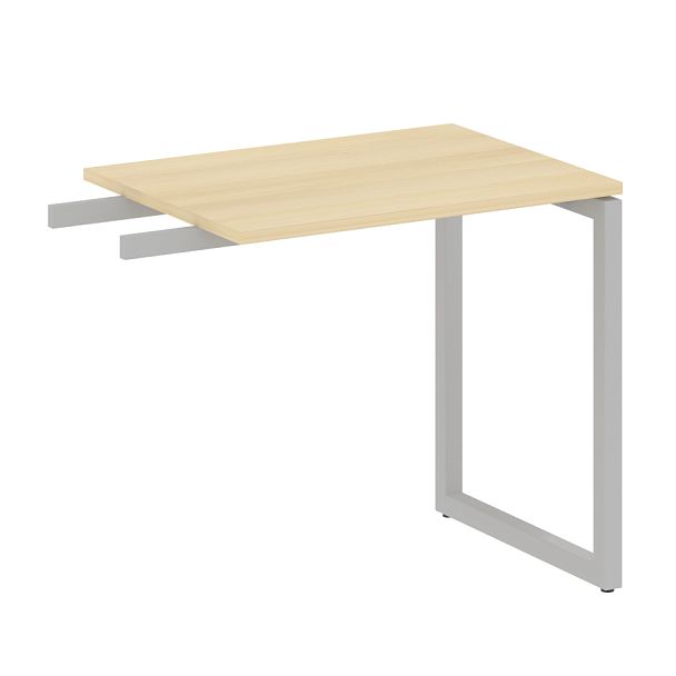 Metal System Quattro Приставной элемент на О-образном м/к 40БО.ПР-2 Акация/Серый металл 800*600*750 - Вид 1