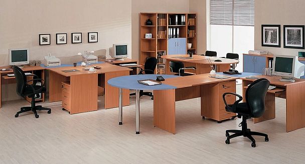 Стол Менеджер С8-12 орех - Вид 7