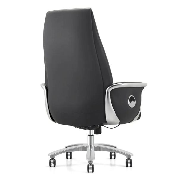 Кресло HAWASAN (ХАВАСАН) PREMIUM EX-800, до 200 кг, синхромеханизм, алюминий, экокожа, черное, 533234 - Вид 6