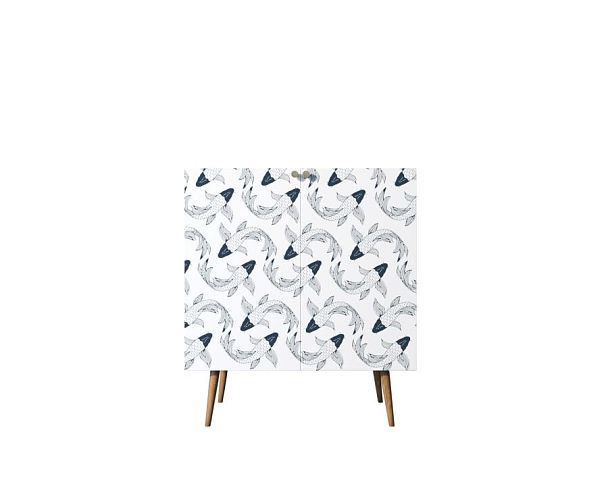 Комод Berber две дверки малый 36 принт арт BB38/Print_36 - Вид 1