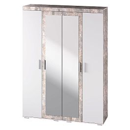 "Инстайл" ШК-31 метрополитан грей/белый (замена на бетон/белый) - Фото предпросмотра