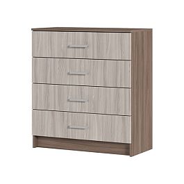 ГАРМОНИЯ КМ 601 комод 4 ящика (0,85х0,934х0,408) шимо темный/шимо светлый - Фото предпросмотра