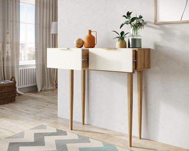 Консоль с двумя ящиками Line LN16/GR1/beige - Вид 2