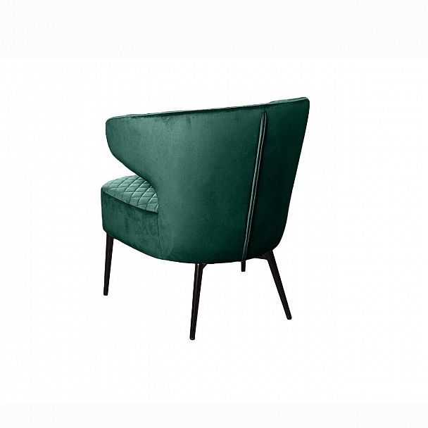 Кресло Richard ромб, бархат зелёный 19 - Вид 5