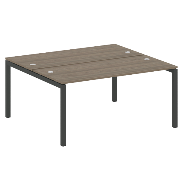 Metal System Quattro Р. ст. на П-образном м/к 50БП.РАС-СП-2.4 Вяз/Антрацит металл 1600*1475*750 - Вид 1