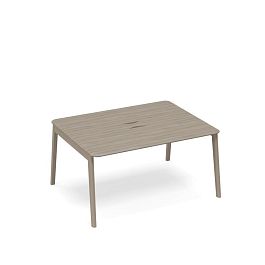 Стол для переговоров с кабель-каналом WOOD Time wood ТМ В2 155 вяз либерти - Фото предпросмотра