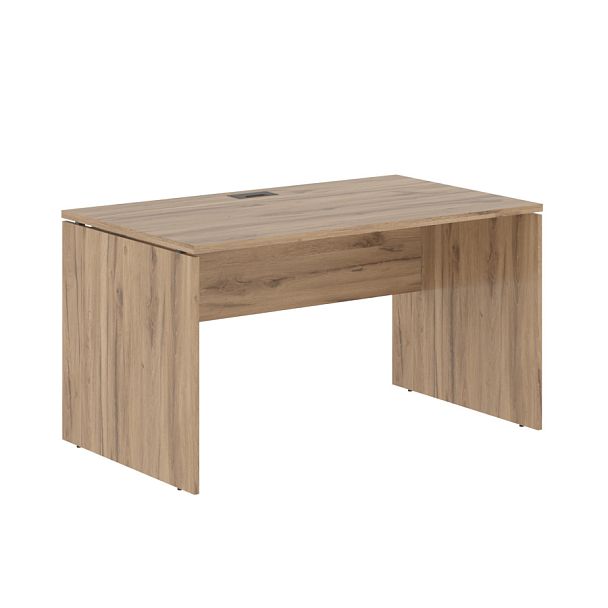 Стол прямой EDST 1380 Дуб Денвер светлый/Мокко 1360х800х750 EDIS - Вид 1