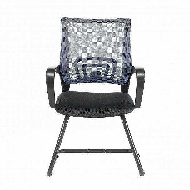 Кресло для приемных и переговорных BRABIX "Fly CF-100", серое/черное, 532089 - Вид 3