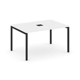 Стайл Проджект Стол переговорный SN-4P.SPRG-003 Белый/Металл Черный 1380*980*750 - Фото предпросмотра