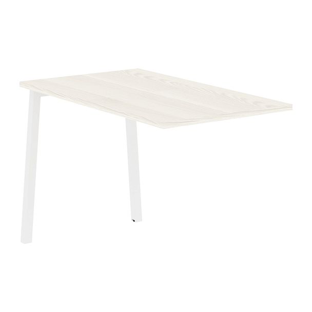 Брифинг-приставка ELB 1167 Ясень Траун/Белый 1160х670х750 EDIS - Вид 1