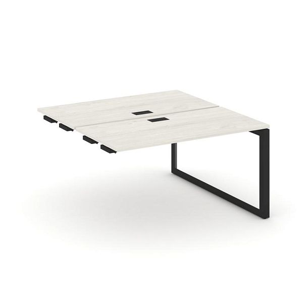 Style Project Next Стол-приставка к опор. элем. SN-59O.DPRS-021 Дуб Наварра/Металл Черный/Черный Заглушка 980*1632*750 - Вид 1