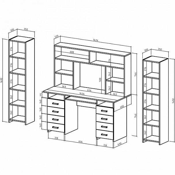 Рабочее место Лайт-9К СН - Вид 2