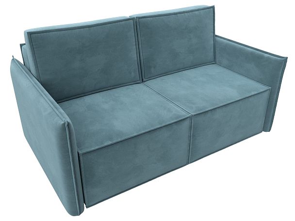 Диван прямой Либерти мини Велюр бирюзовый - Вид 5