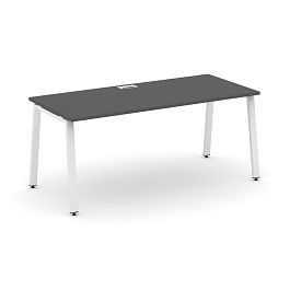 Style Project Direct Direct Стол письменный SN-6A.SR-024.M Антрацит/Металл Белый 1580*800*750 - Фото предпросмотра