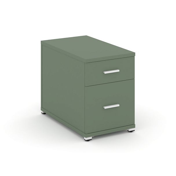 Concept Тумба опорная/приставная 1 ящ.+1 распаш. фасад CN.TGO-004 W Кобо/Металл Белый 420*720*583 - Вид 1