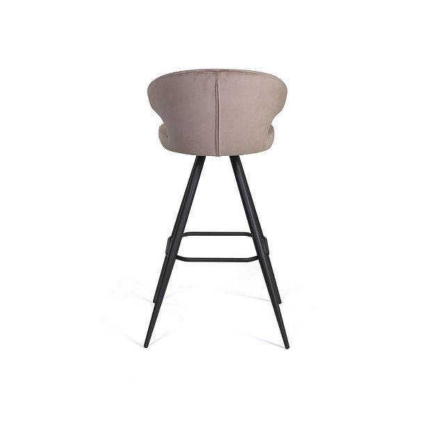 Стул барный Richard поворотный 360 градусов, бархат бежевый 5 - Вид 7