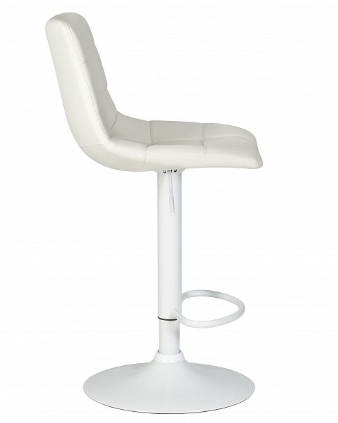 Стул барный DOBRIN TAILOR WHITE (белый PU) - Вид 3