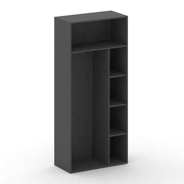 Fresco Гардероб широкий левый FRU.GB-201 (L) Базальт UM 896*460*2000 - Вид 2