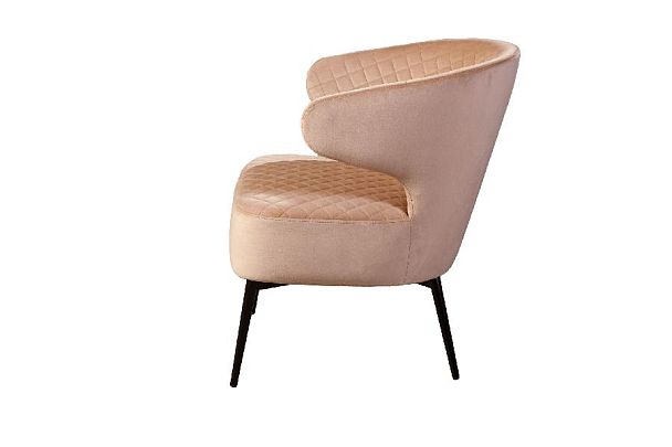 Кресло Richard ромб, бархат бежевый 5 - Вид 4