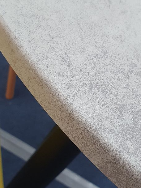 Стол Sheffilton SHT-TU2-1/80 МДФ обеденный хром лак/бетон светлый - Вид 6