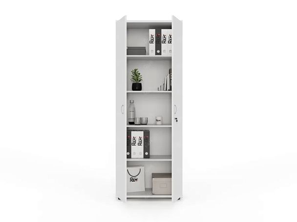 ЛАЙТ / LIGHT RLG038-70x35 Шкаф 4 полки 70x35x183 Белый - Вид 2