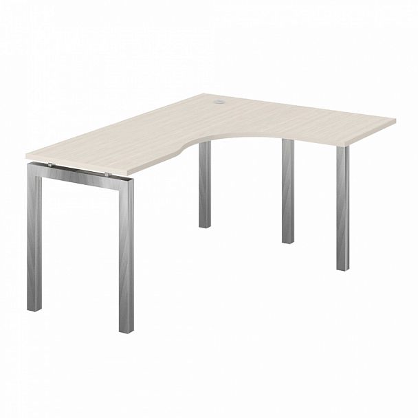 Стол эргономичный "Тандем-А" ПК-ТНА-СТЭ160Х120П/АЖ-В2-1048 дуб альпийский - Вид 1