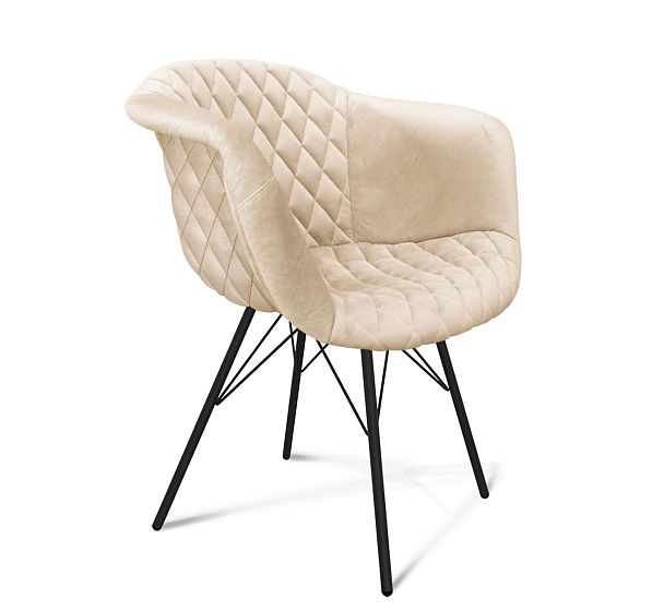 Обеденная группа Sheffilton SHT-DS300 белый мрамор/чёрный муар - Вид 6