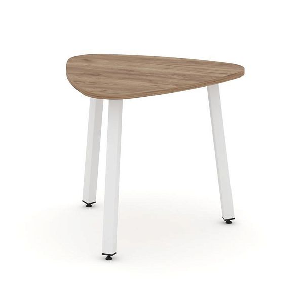 Стайл Проджект Стол переговорный SN-5.SPRG-70.3 Дуб Табак/Металл Белый 900*900*750 - Вид 1