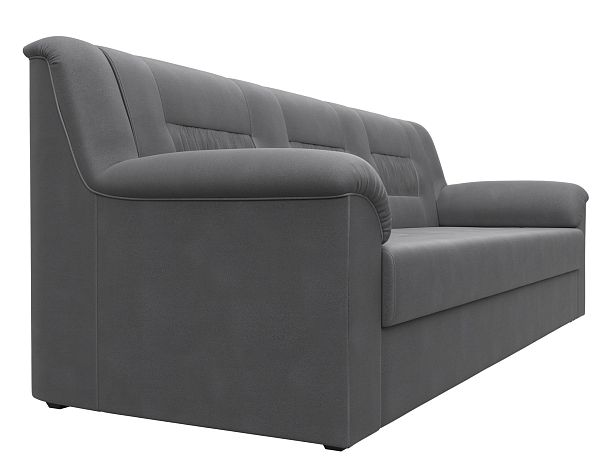Диван прямой Карелия Искусственная замша серый - Вид 3