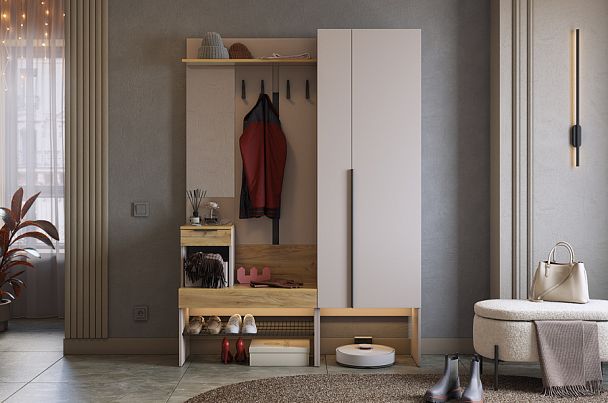 Прихожая "Баско К2" ПК02Баско.3369 - Вид 1