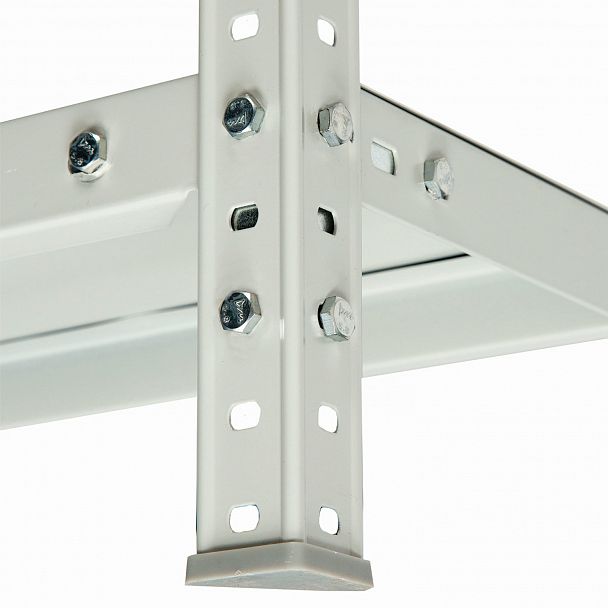 Стеллаж металлический ПРАКТИК "MS KD", сборная стойка, 1950х1000х500 мм, 4 полки, MS 200/100х50/4 - Вид 6