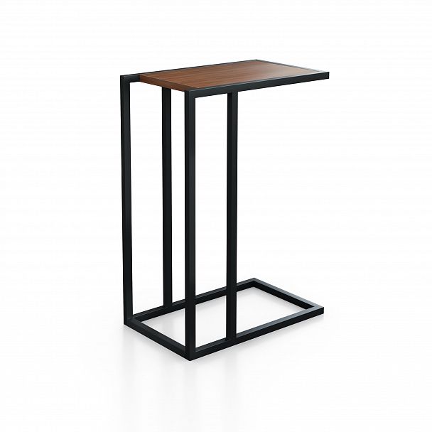 Стол журнальный "Триада-18" черный/белый - Вид 7