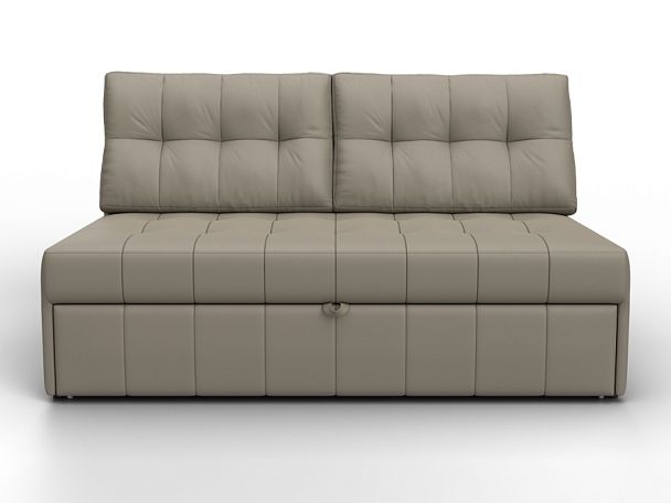 Диван прямой Лига-107 (140) Экокожа бежевый - Вид 2