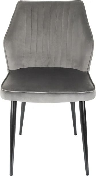 Стул для дома Бюрократ CH-K5_2 комплект 2шт т.серый Holland 18 металл черный на ножках (CH-K5_1/HL18_2) - Вид 2