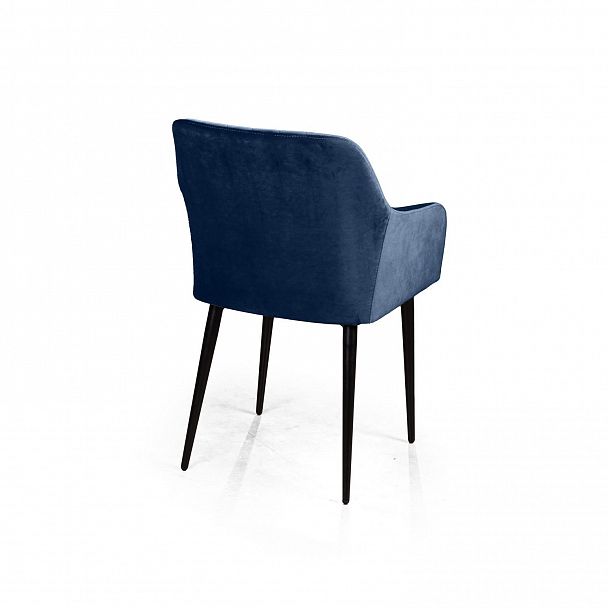 Стул с подлокотниками Robert, бархат синий 29 - Вид 5