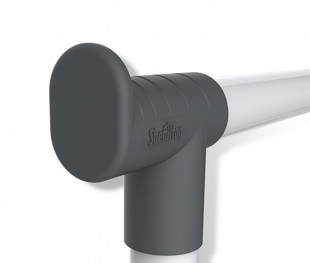 Вешалка гардеробная Sheffilton CH-4345 на колесиках т.серый/св.серый/хром - Вид 4