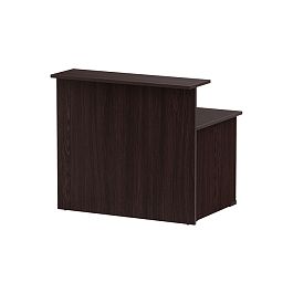 Стойка ресепшн прямая СР-120/80 венге - Фото предпросмотра