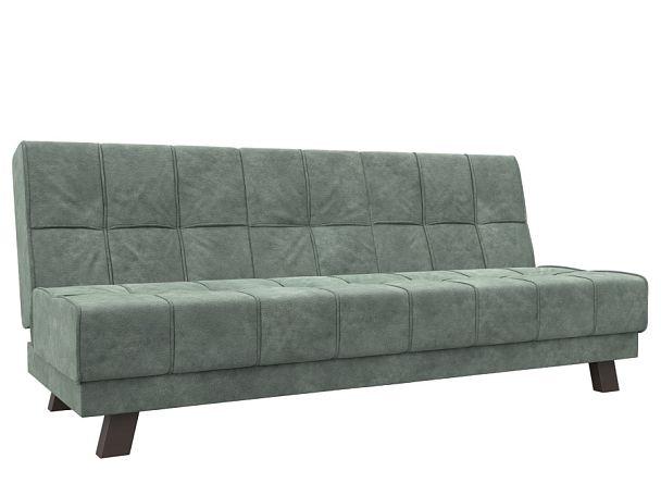 Диван прямой Винсент Велюр зеленый - Вид 1