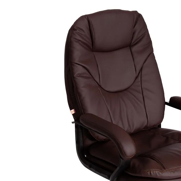 Кресло Комфорт Лт/Comfort Lt (22), кож/зам, коричневый - Вид 12