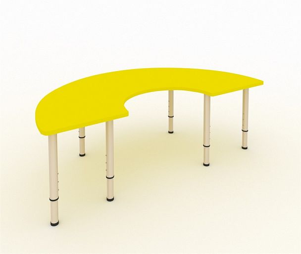 Детский стол Подкова желтый, гр.0-3 - Вид 1