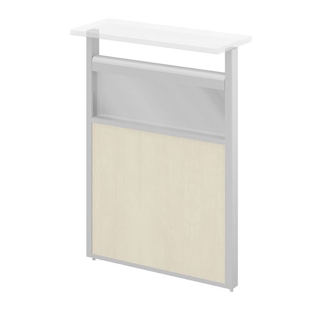 Модуль комбинированный "Логика-ресепшн"  ПК-ЛГР-МДК112х120С/Д-В1-466 клен - Вид 1