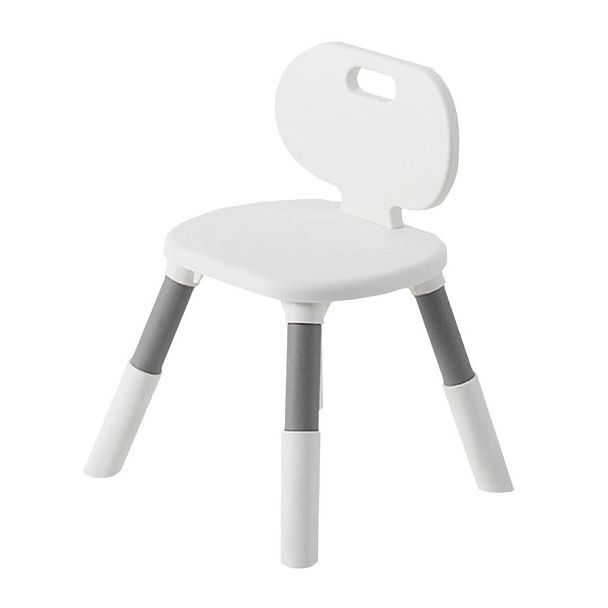Стул детский растущий BRABIX KIDS CC-001, 2-8 лет, пластик серый + белый, 533293 - Вид 2