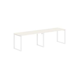 Стол 2-х местный EQWST 2767 Ясень Траун/Белый 2726х670х750 EDIS - Фото предпросмотра