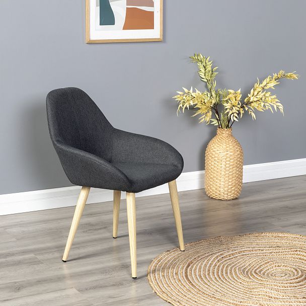 Кресло Kent тёмно-серый/нат.дуб - Вид 8